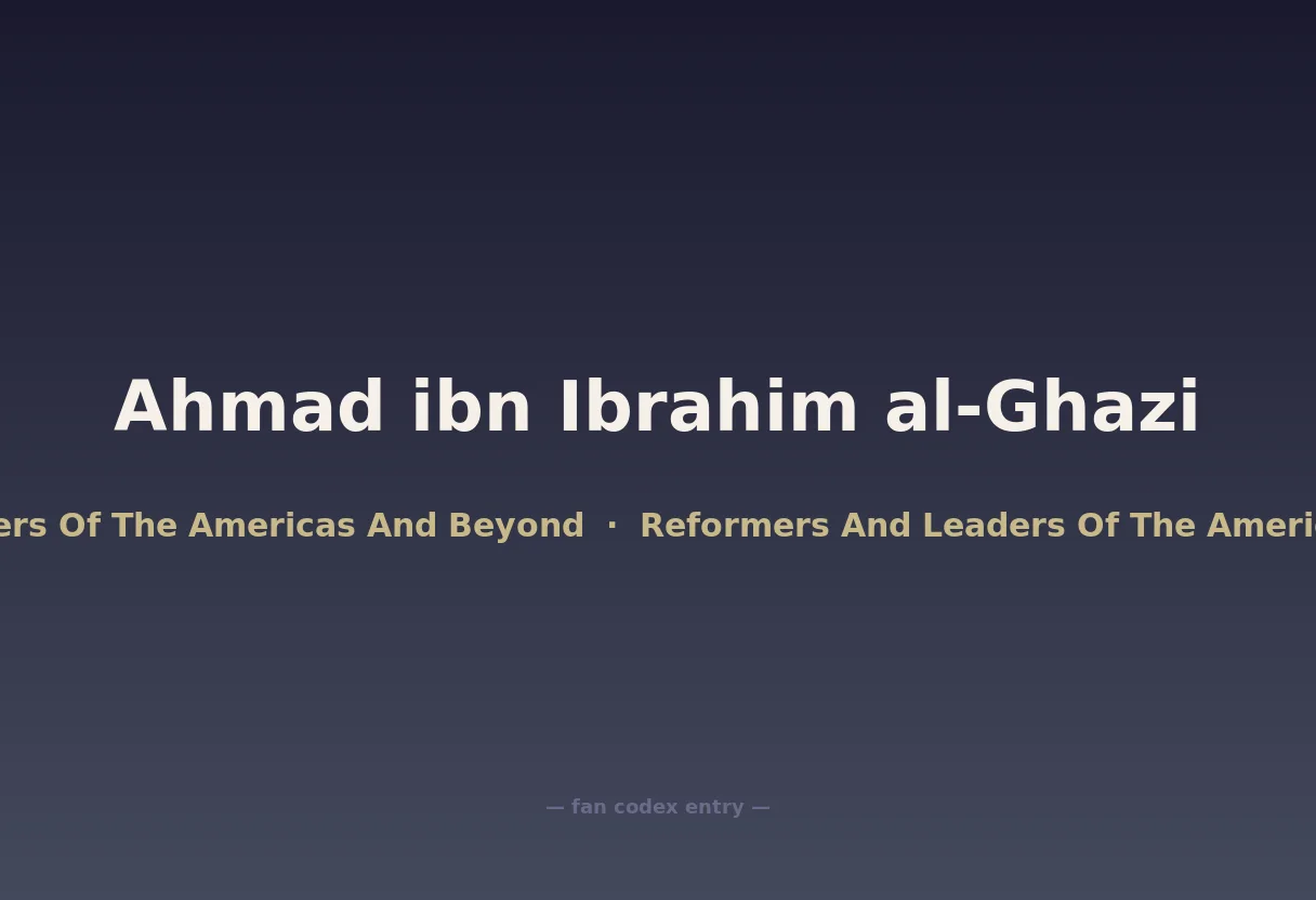 Ahmad ibn Ibrahim al-Ghazi