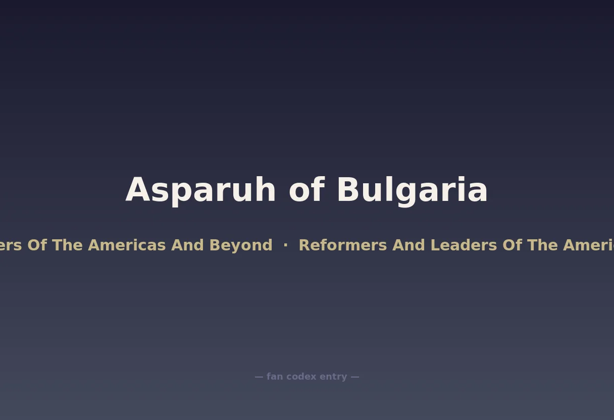Asparuh of Bulgaria